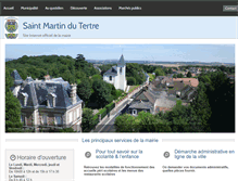 Tablet Screenshot of mairie-saintmartin95.fr